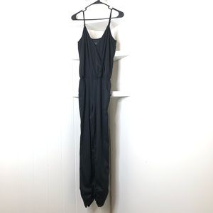 attention Black Jumpsuit with adjustable Straps (Snake Print)
